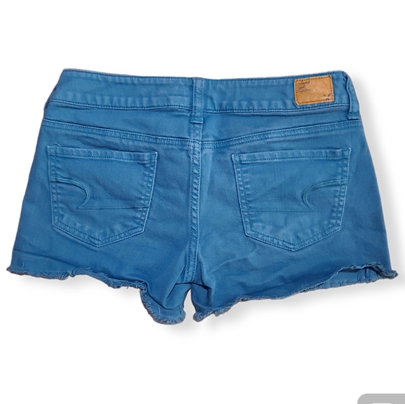American Eagle Outfitters Blue Shorts Size 4 - Picture 2 of 5